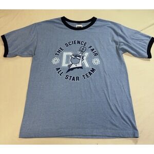 Vintage Dexters Laboratory Cartoon Network Ringer Tshirt Mens Sz Large Rare
